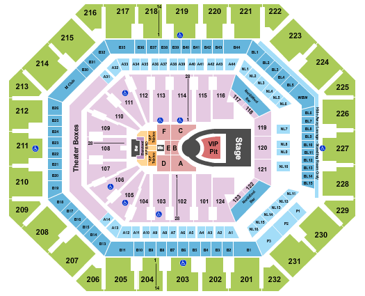 Footprint Center Usher Seating Chart